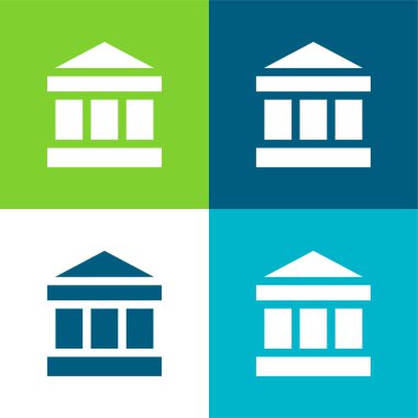 Düz Düz Düz Renk simgesi kümesi