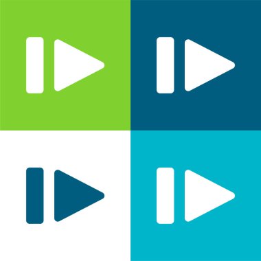 Büyük Duraklat Sembol Düz Renk en az simge kümesi