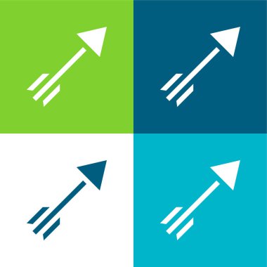 Okçuluk Düz Renk en düşük simge kümesi