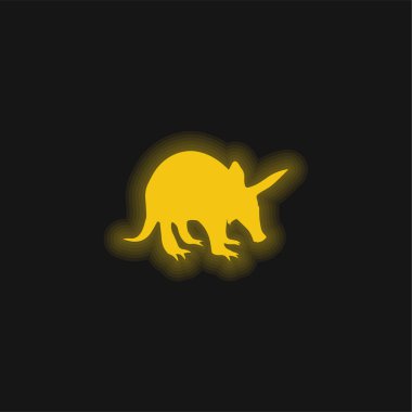 Karınca Yiyen Sarı Parlak Neon simgesi