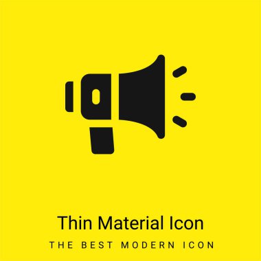 Açıklama asgari düzeyde parlak sarı madde simgesi