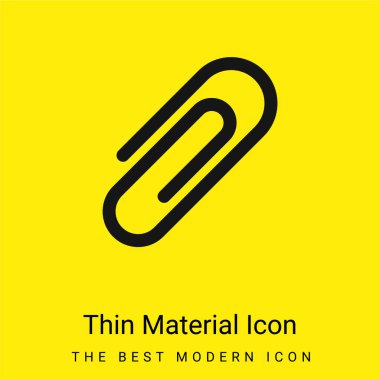 Eklenti en az parlak sarı madde simgesi