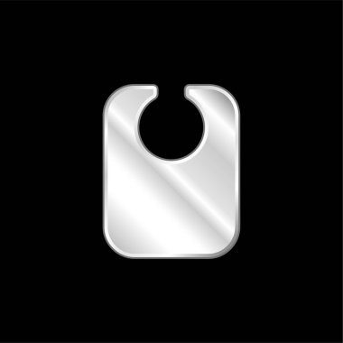 Bib gümüş kaplama metalik simge