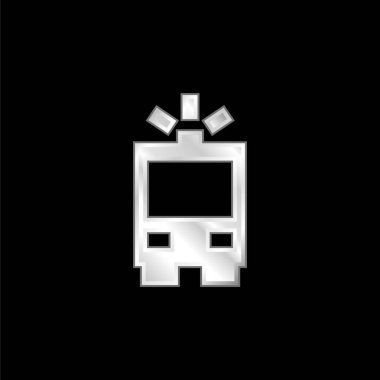 Ambulans gümüş kaplama metalik simge