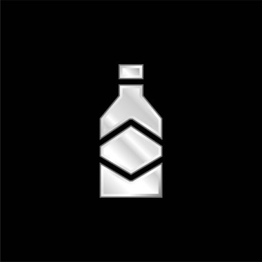 Bira gümüş kaplama metalik simge