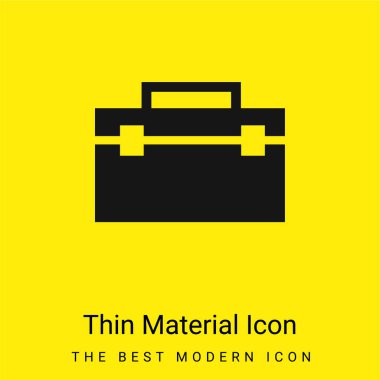 Siyah Portföy Minimum Parlak Sarı Madde simgesi