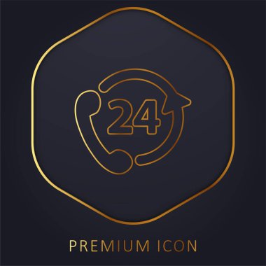 24 Saat Telefon Hizmeti Altın Hat logosu veya simgesi