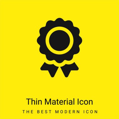 Ödül asgari düzeyde parlak sarı malzeme simgesi