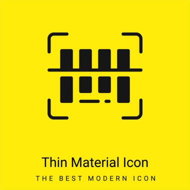 Parlak sarı madde simgesi barkodları