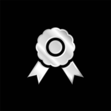 Rozet gümüş kaplama metalik simge