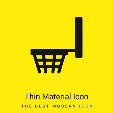 Basketbol Basket Minimum Parlak sarı malzeme simgesi