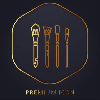 Kırmızı çizgi prim logosu veya simgesi