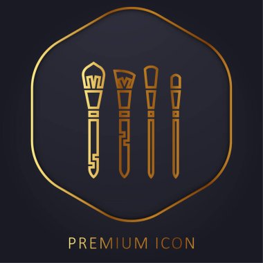 Blush golden line premium logo or icon clipart