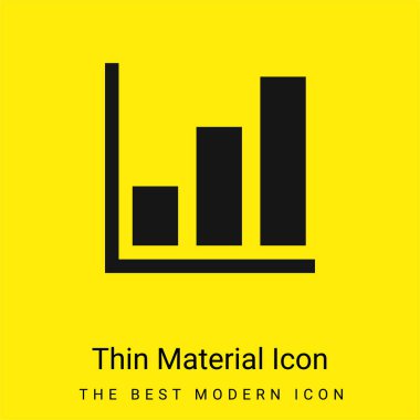 Çubuk Çizelgesi en az sarı malzeme simgesi