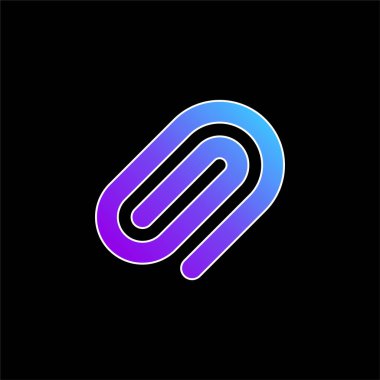 Mavi gradyan vektör simgesi ekle