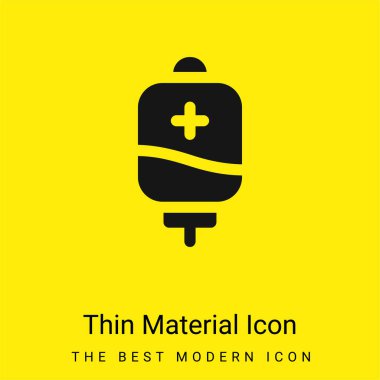 Kan Torbası Asgari Parlak sarı madde simgesi