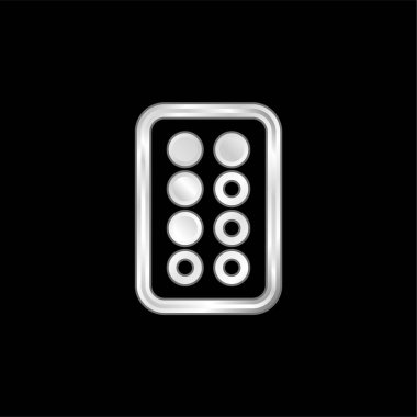 Antibiyotik gümüş kaplama metalik simge