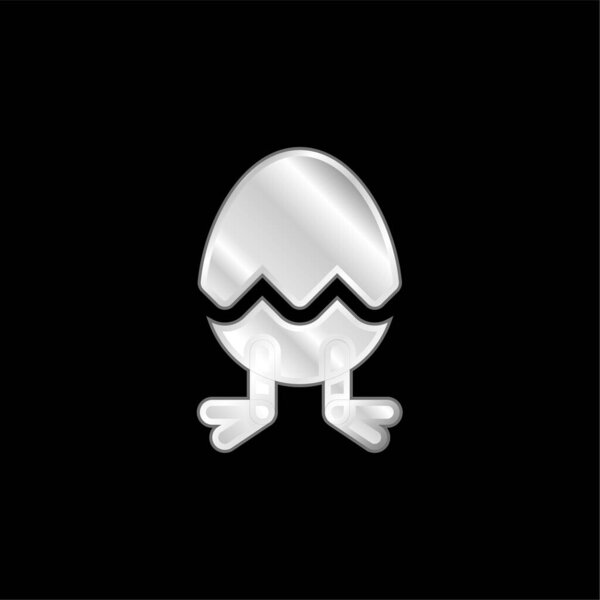 Покрытая серебром икона