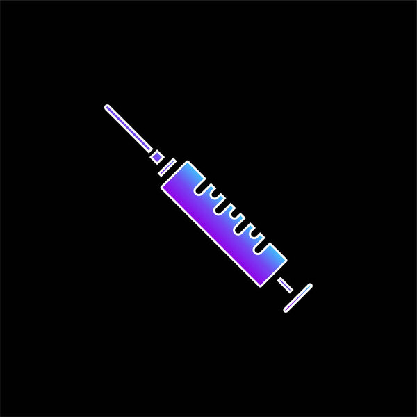 Значок синего градиента анестезии