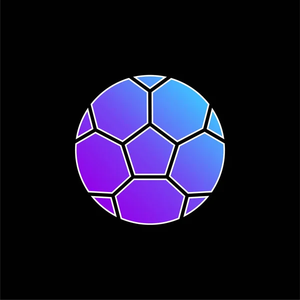 Ball Blaues Gradienten Vektor Symbol — Stockvektor