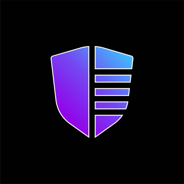 Значок голубого градиента