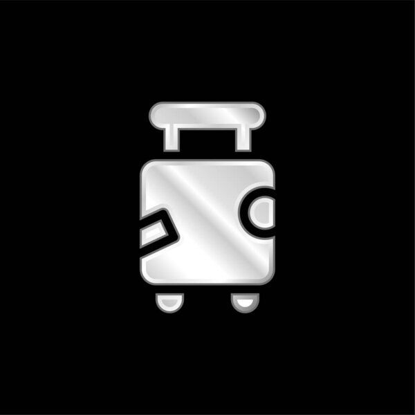 Покрытый серебром металлический значок