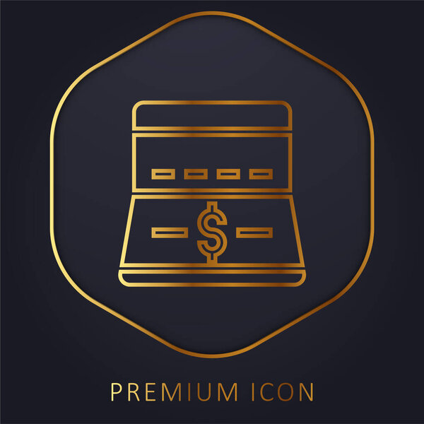 Логотип или иконка банка Золотая линия