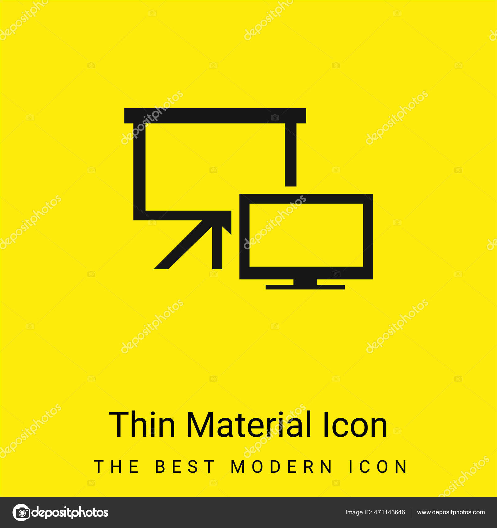All Screen Sizes Minimal Bright Yellow Material Icon Stock Vector By all-screen-sizes-minimal-bright-yellow-material-icon-stock-vector-by