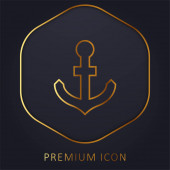 Ukotvit zlaté prémiové logo nebo ikonu