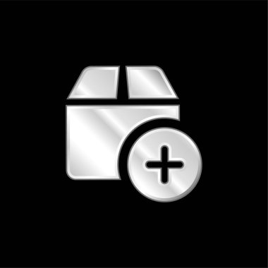 Gümüş kaplama metalik simge ekle