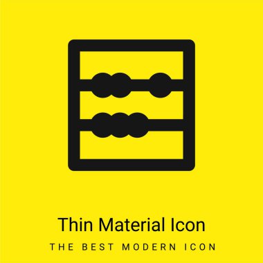 Abaküs en az parlak sarı madde simgesi