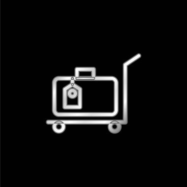 Gümüş kaplama metalik simge