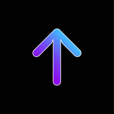 Oklar mavi eğimli vektör simgesi