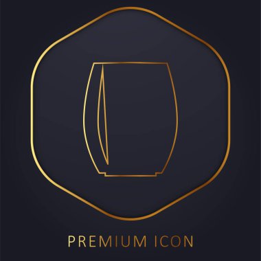 Black Glass of Convex Yan Hattı Premium logosu veya simgesi