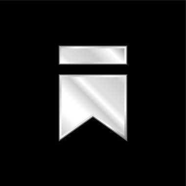 Yer imi gümüş kaplama metalik simge