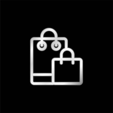 Gümüş kaplama metalik simge