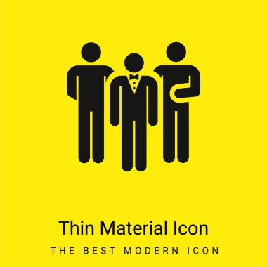 Korumalar çok az parlak sarı madde simgesi