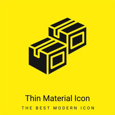 Kutu en az parlak sarı malzeme simgesi