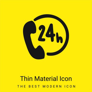 24 Saat Minimum Parlak Sarı Madde simgesi