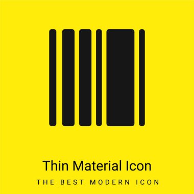 Barkod Kare Değişkeni Asgari Parlak Sarı malzeme simgesi