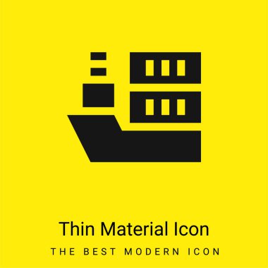 Tekne en az parlak sarı madde simgesi