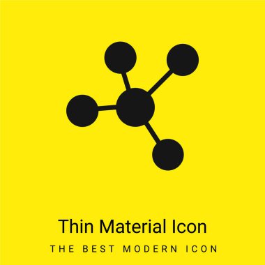 Atom minimal parlak madde simgesi