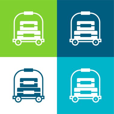 Belboy Düz 4 renk en küçük simge seti