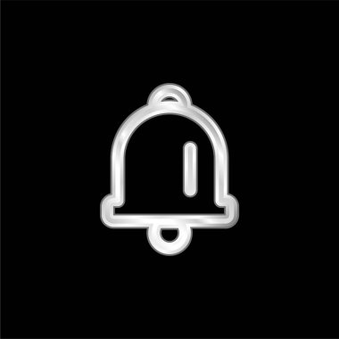 Gümüş kaplama metalik simge