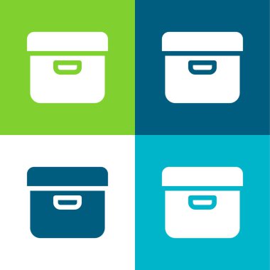 Kutu Düzlüğü 4 renk en küçük simge kümesi