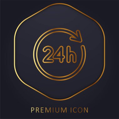 24 Saat Altın Hat prim logosu veya simgesi