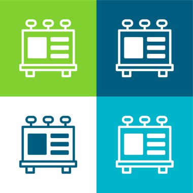 Billboard Düz Renk en az simge seti