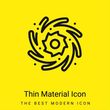 Kara Delik en az parlak sarı madde simgesi