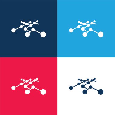 Bettercode logosu mavi ve kırmızı en küçük simge kümesi