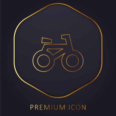 Bisiklet Tarafı Görünümü Altın Hat prim logosu veya simgesi